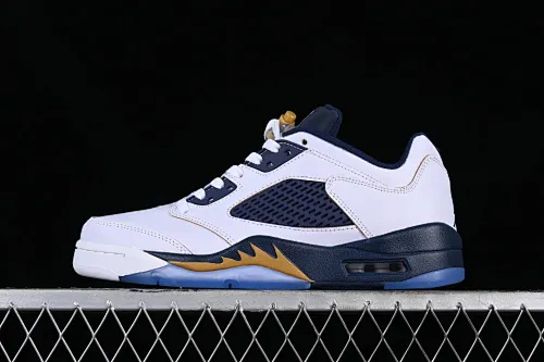 All categories Air Jordan Jordan series basketball shoes Air Jordan 5 Air Jordan 5 Low "Dunk From Above" AJ5 Joe 5 white and blue 819171-135